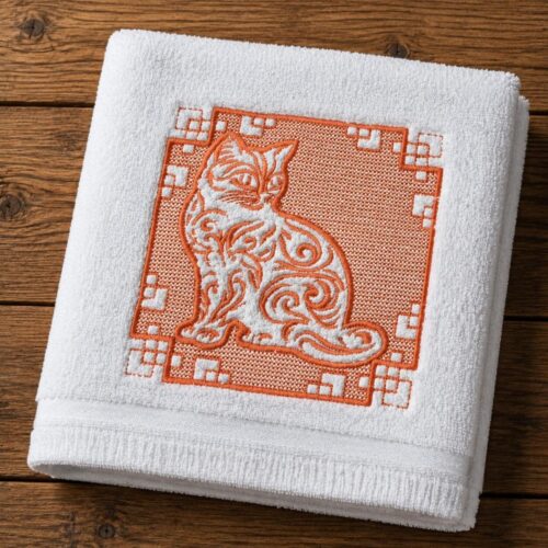 fancy-cat-frame-embossed