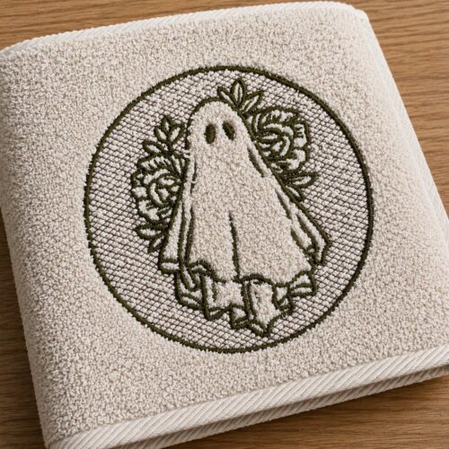 ghost-with-flowers-embossed