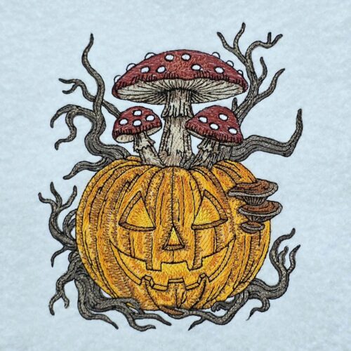 halloween-pumpkin-with-mushrooms