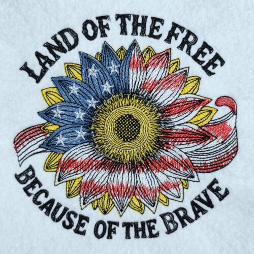 land-of-the-free-sunflower-quote