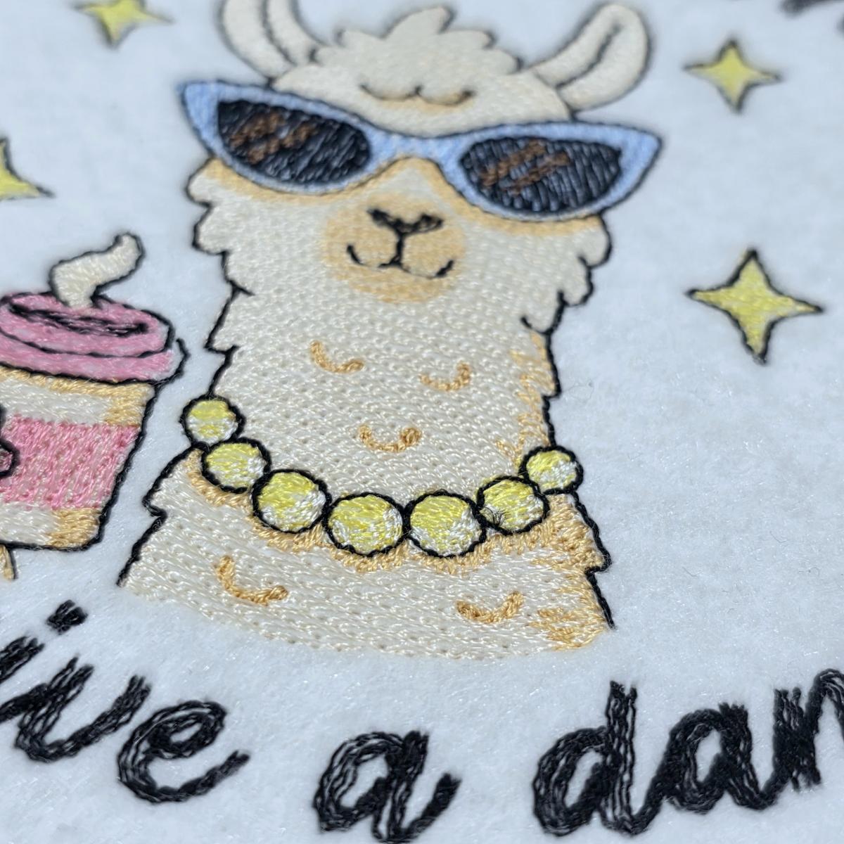 llama-glam-quote-embroidery-design