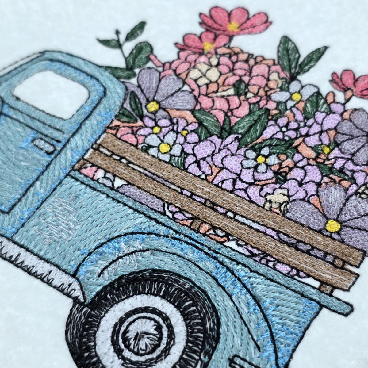 retro-flower-truck-embroidery-design
