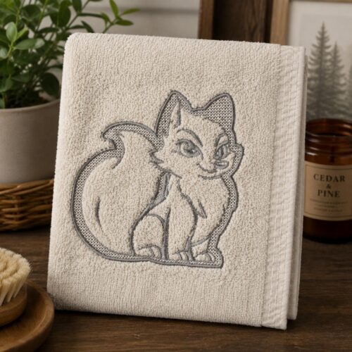 smiling-cat-embossed