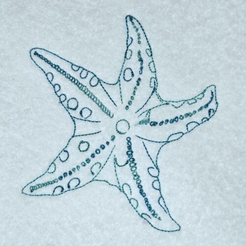 starfish-line-art