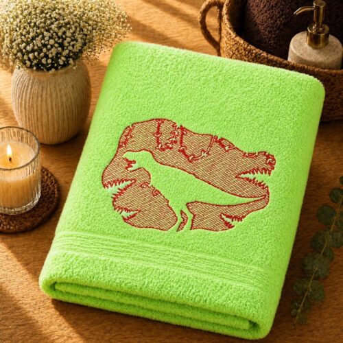 tyrannosaurus-rex-silhouette-embossed