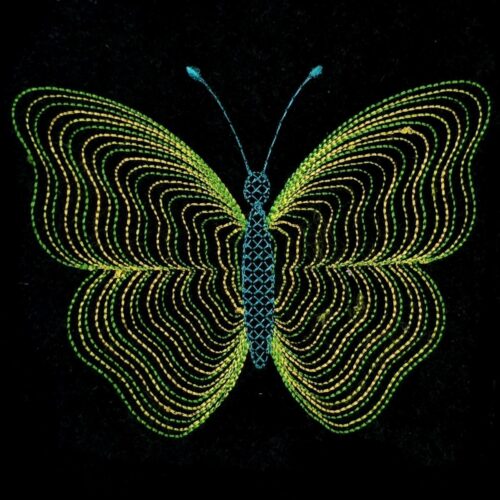 gold-teal-blending-butterfly