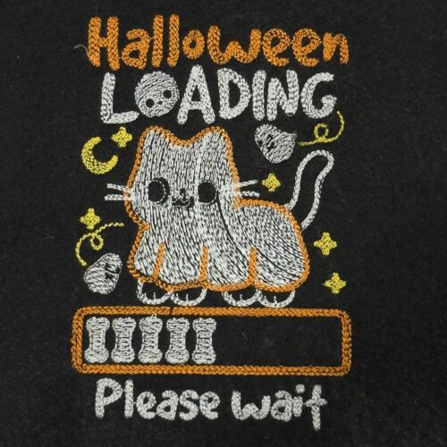 Halloween Loading Bar Spooky Kitten