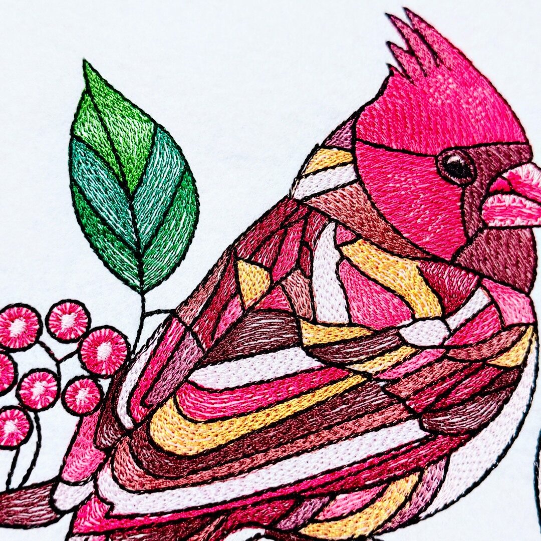 Cardinal Bird On Branch - Image 3