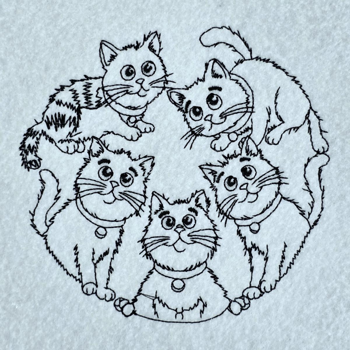 cats-friendship-circle-line-art