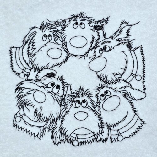 confused-dog-huddle-line-art
