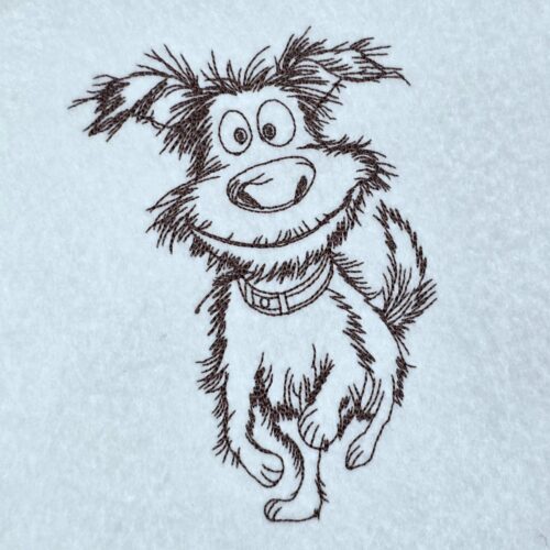farm-dog-line-art