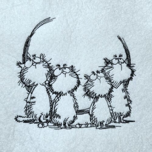 four-playful-cats-line-art