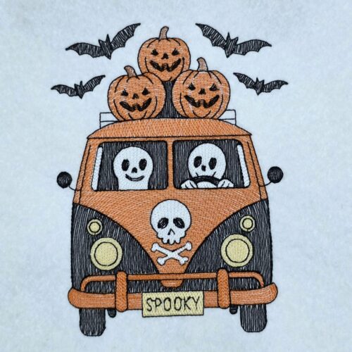 ghosts-in-spooky-pumpkin-van