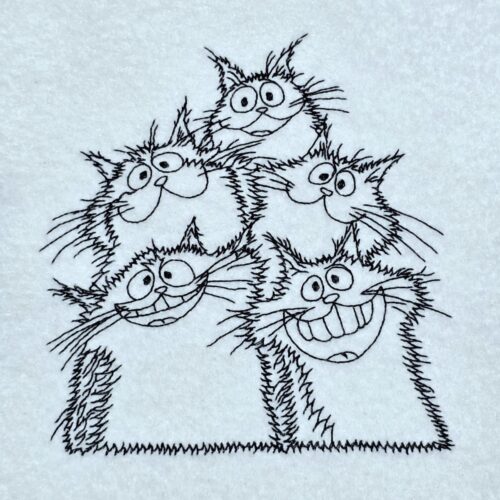 goofy-cats-line-art