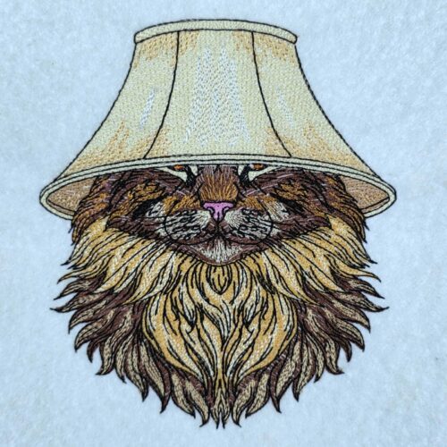 Lion Under Lamp