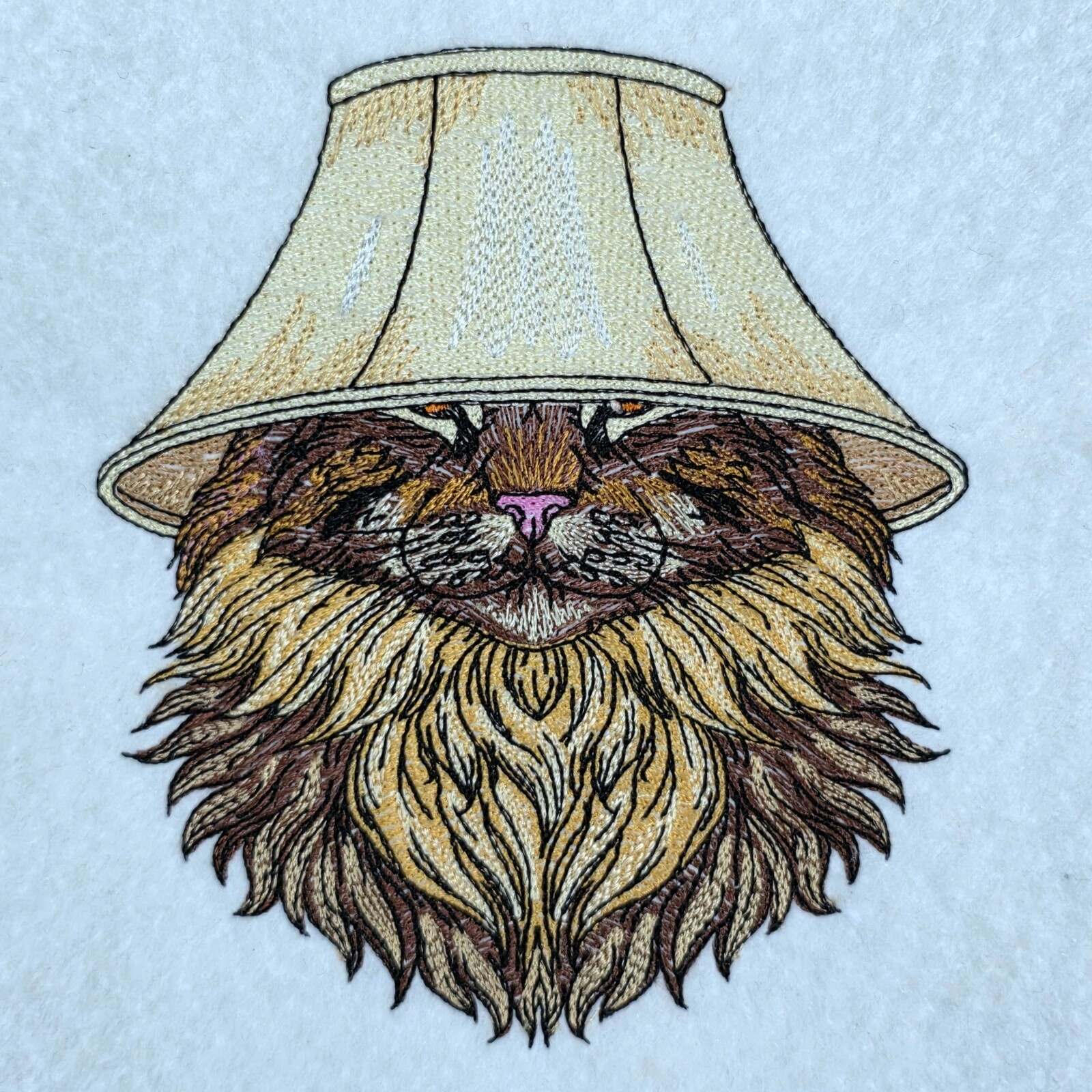 Lion Under Lamp