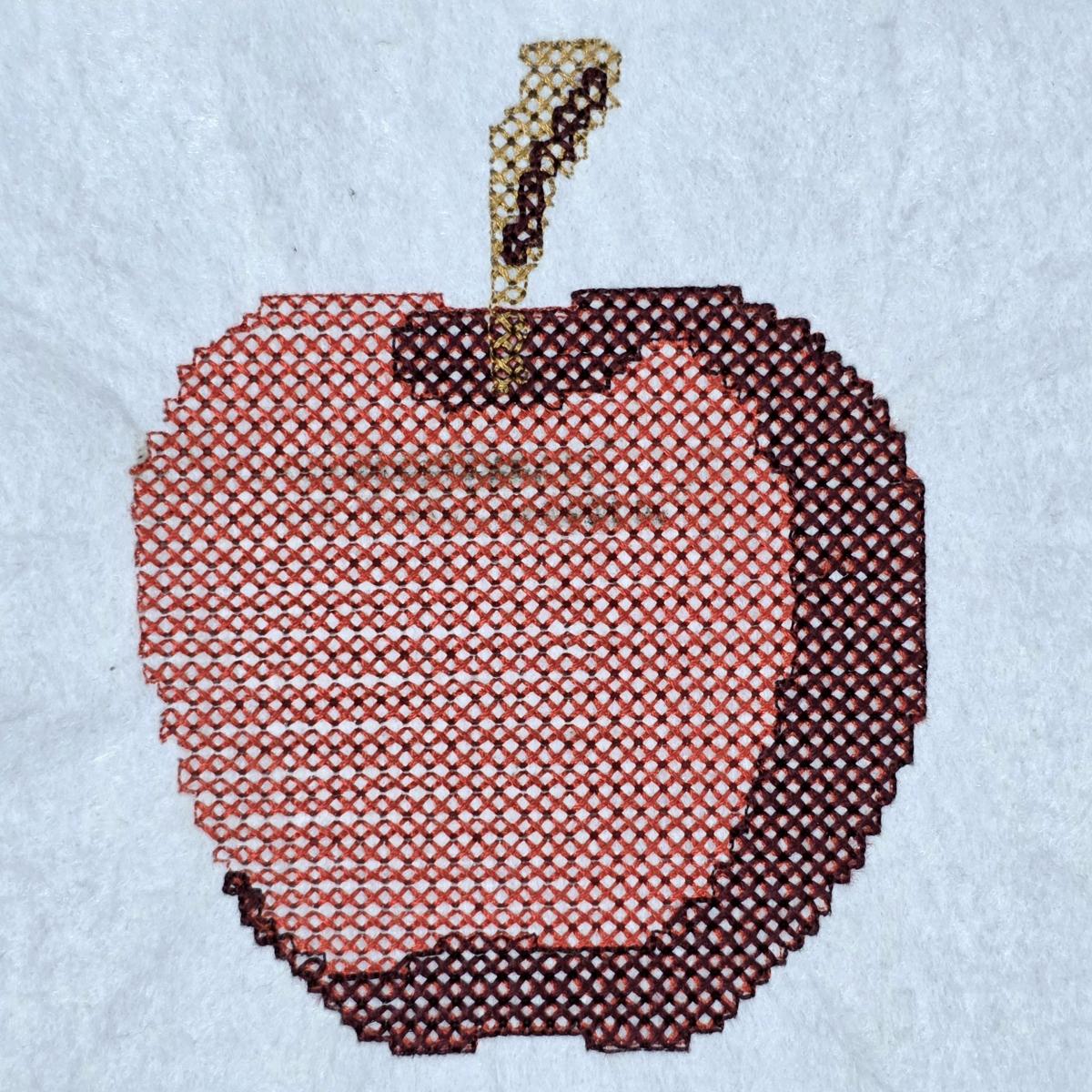 red-apple-pixel-art
