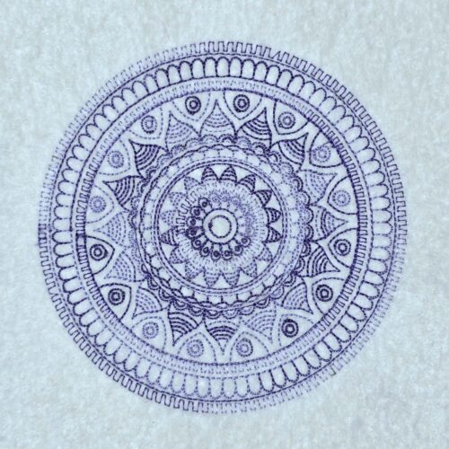 Round Mandala Detailed Pattern