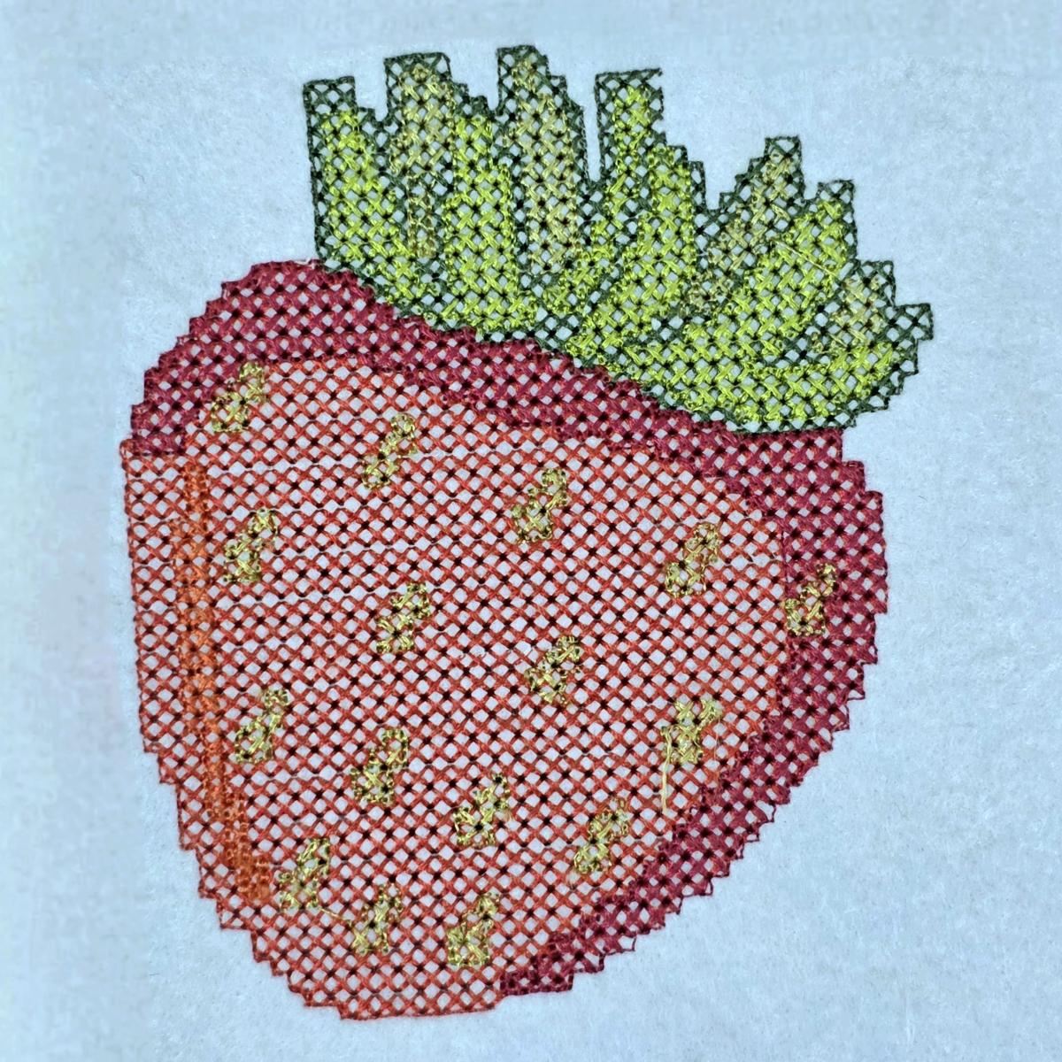 strawberry-pixel-art