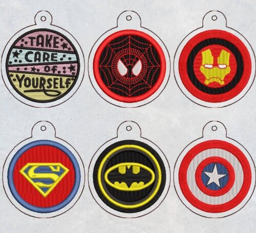 Super Heroes Key Fob Pack