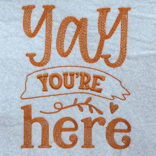 Yay You are Here Quote