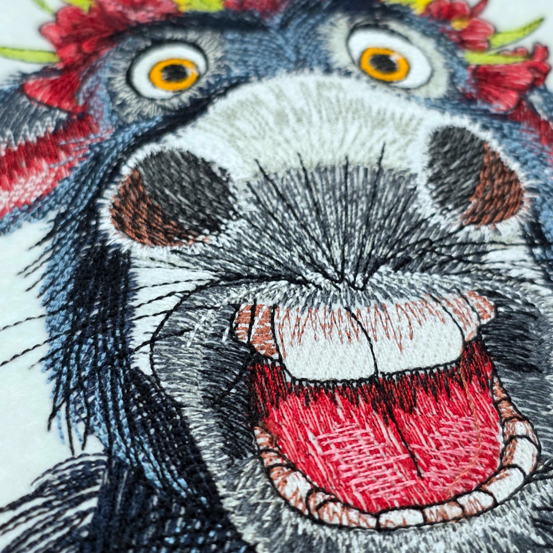 Humorous Donkey With Floral Crown - Image 2