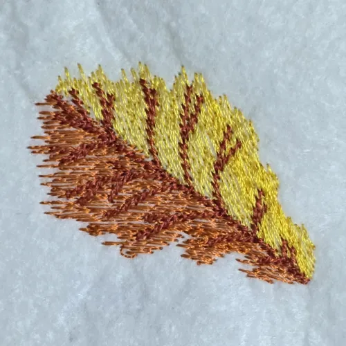 Autumn Striped Leaf