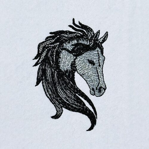 black-horse-head