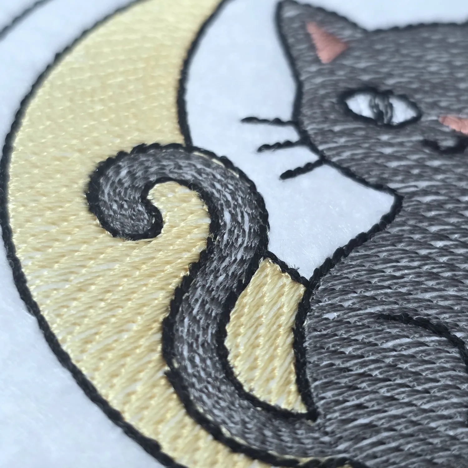 Cat Power Quote embroidery design
