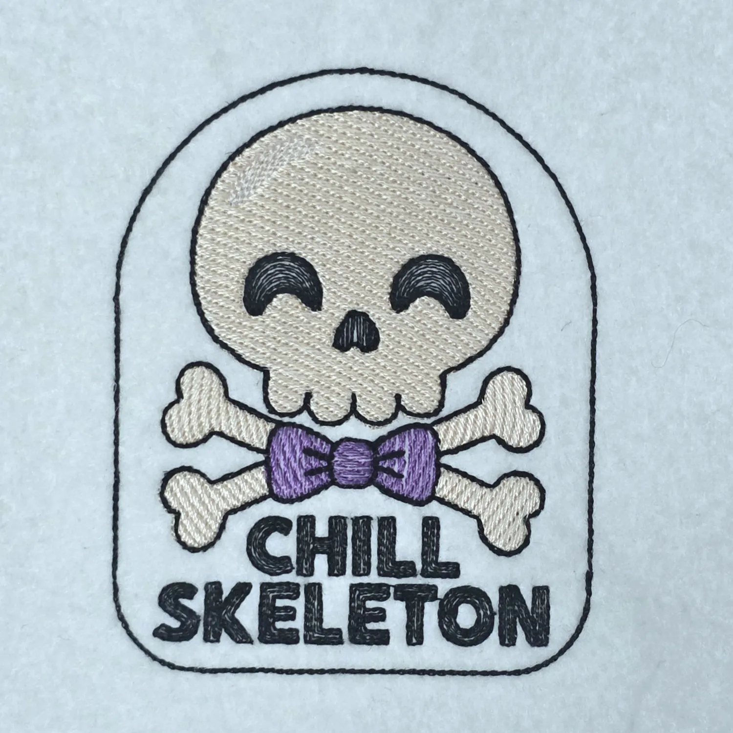 Chill Skeleton With Bow Tie