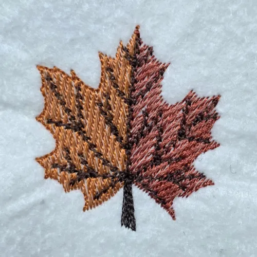 Coral Maple Leaf