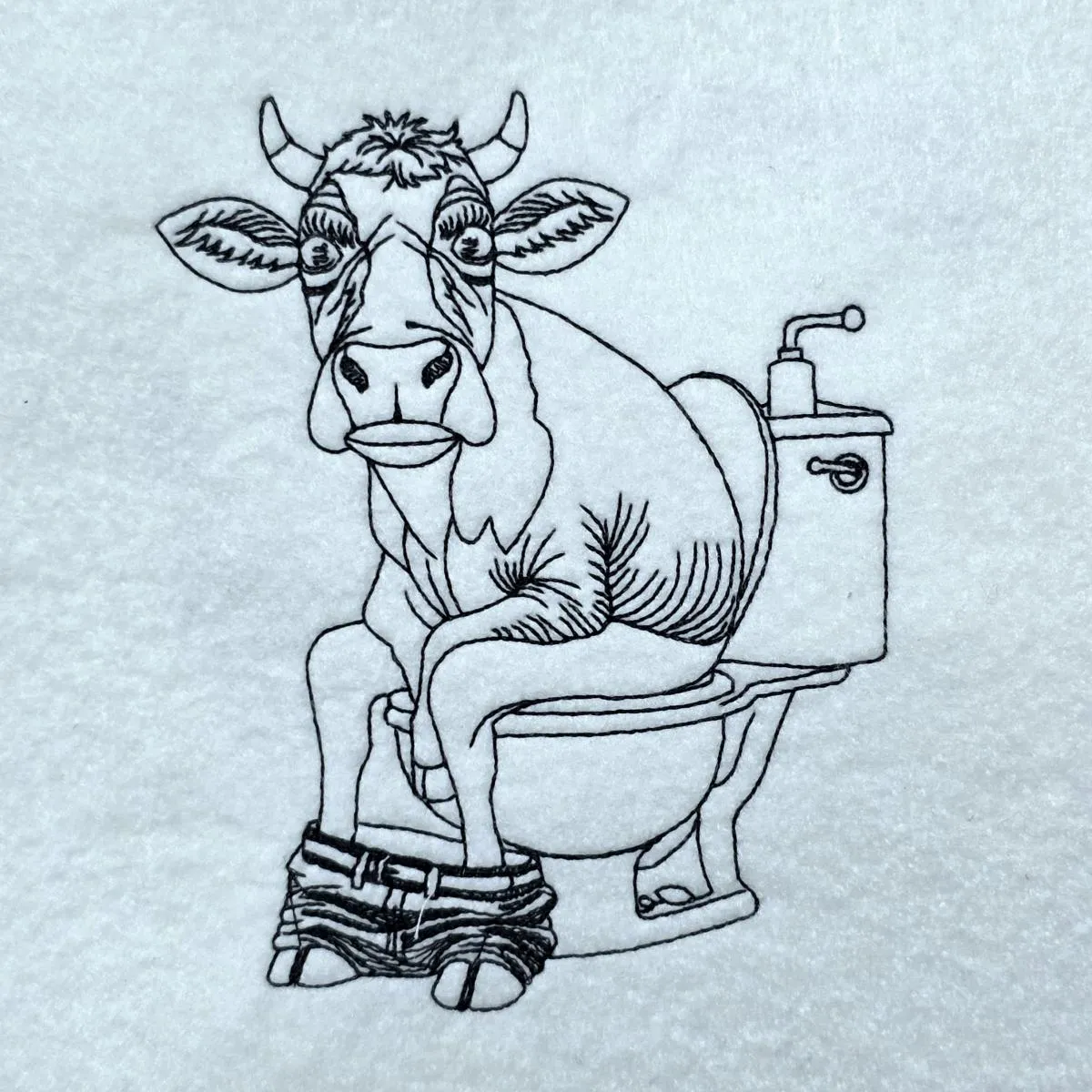 cow-caught-on-toilet-line-art