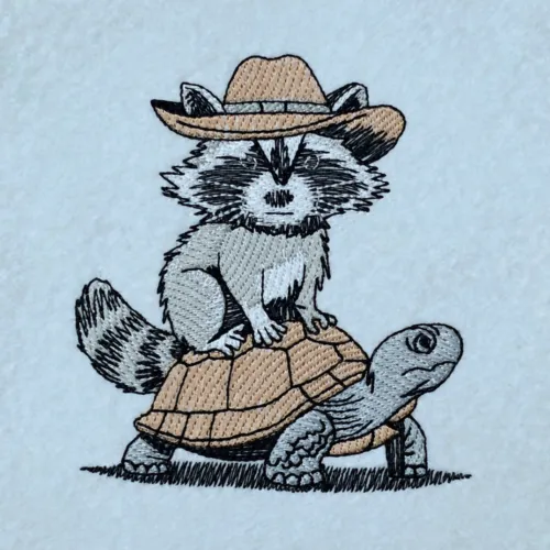 cowboy-raccoon-on-turtle