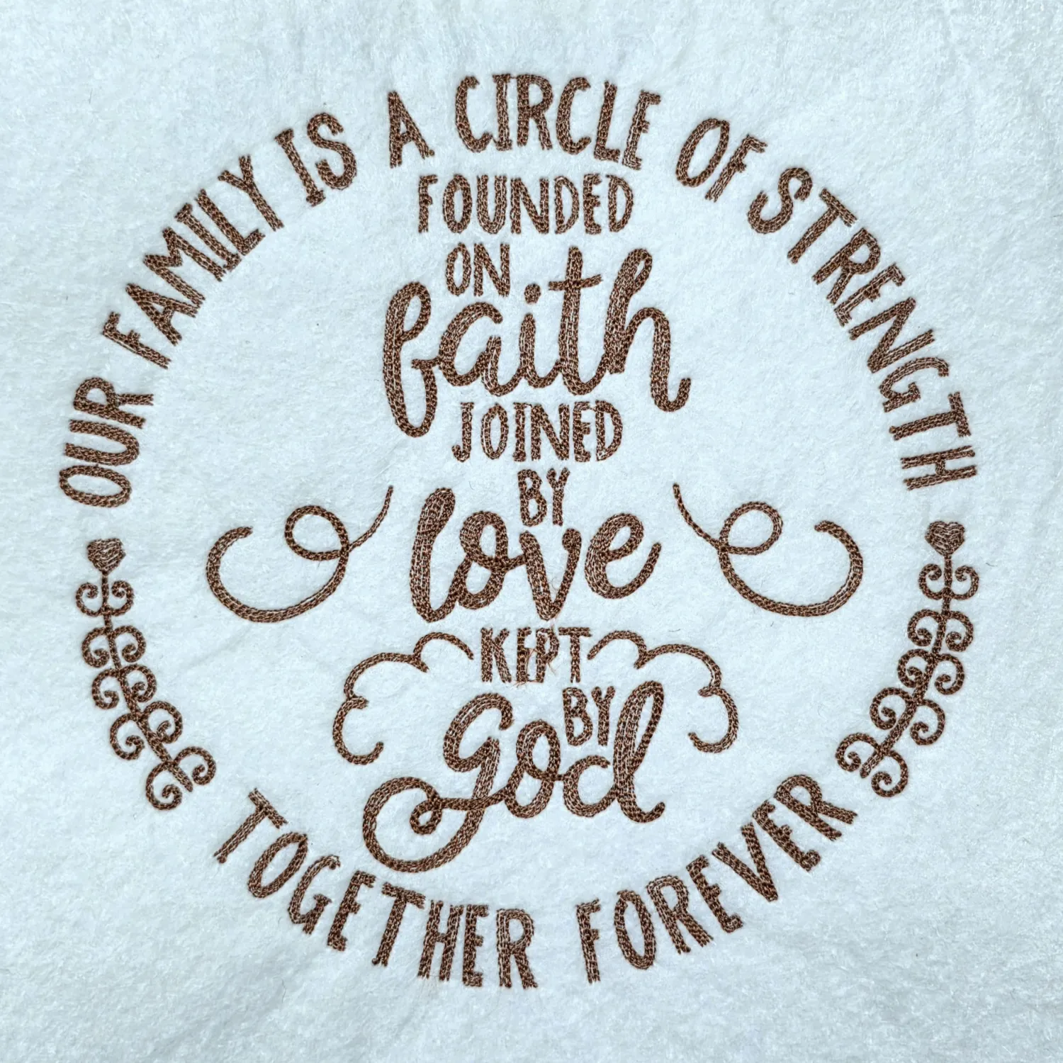 Family Circle Faith Saying