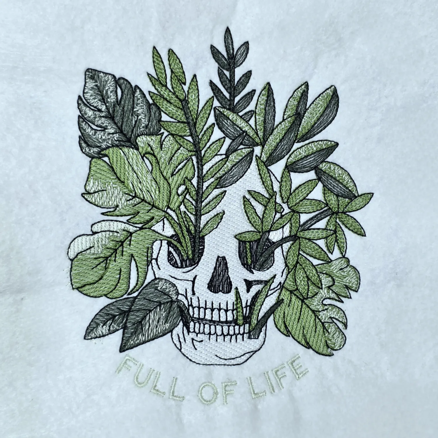 Full Of Life Botanical Skull