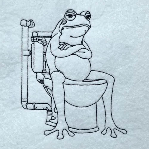 grumpy-frog-on-toilet-line-art