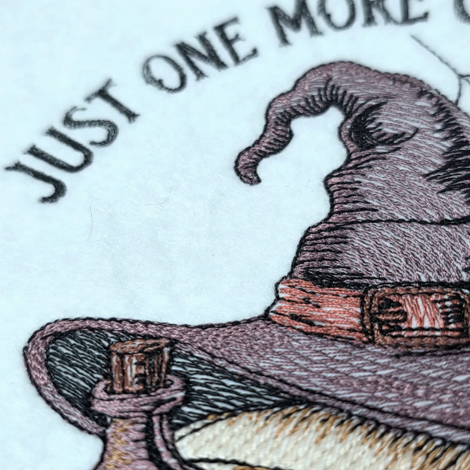 Just One More Chapter Witchy Promise embroidery design