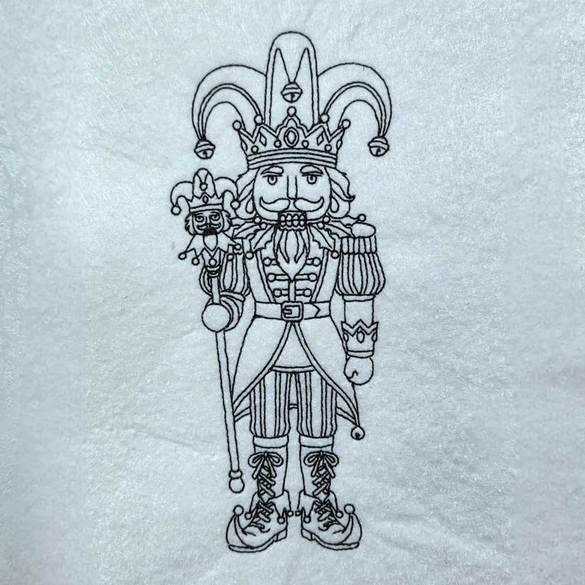 royal-harlequin-nutcracker-king-line-art