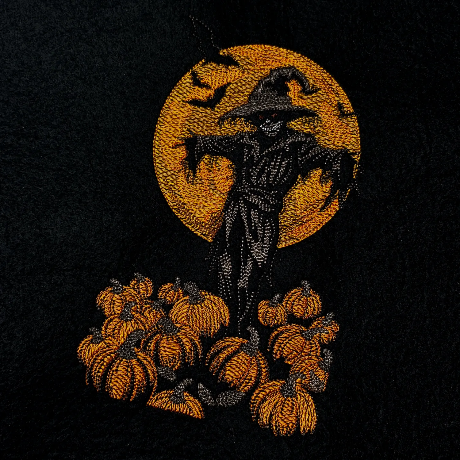Spooky Scarecrow And Moon