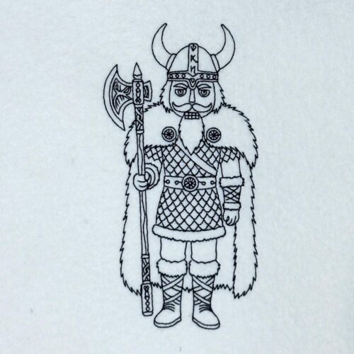 viking-warrior-nutcracker-line-art