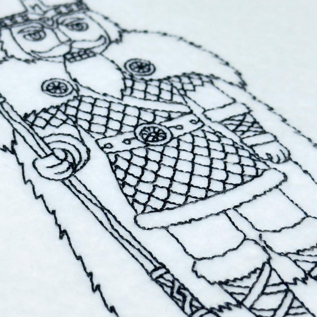viking-warrior-nutcracker-line-art-embroidery-design
