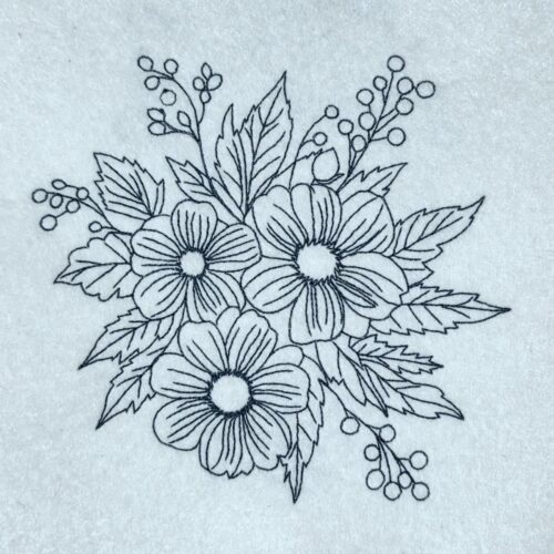 wildflower-elegance-line-art